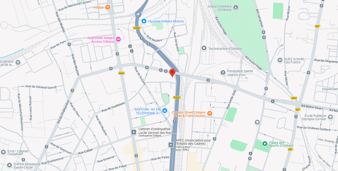 plan d'accès au cabinet